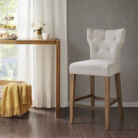 Tufted Back Counter Stool (Color: as Pic)